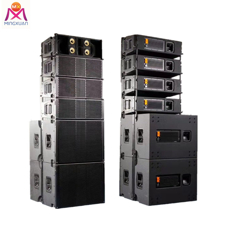 Outdoor three-way 2x8'' active line array speaker with dsp M-L3A