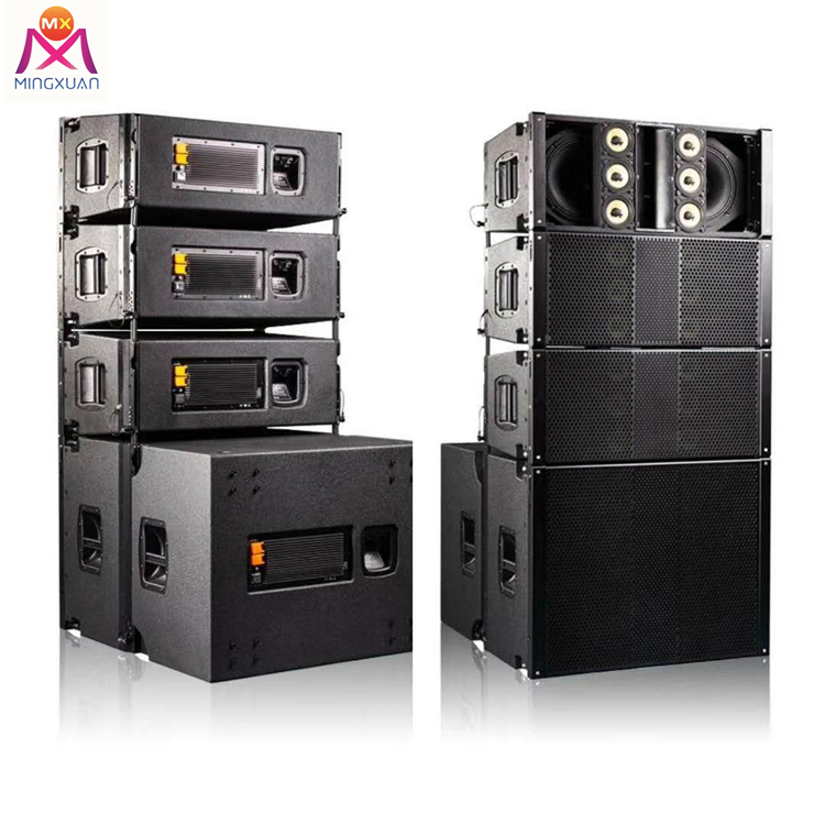 Outdoor three-way 2x10'' active line array speaker with dsp M-L5A