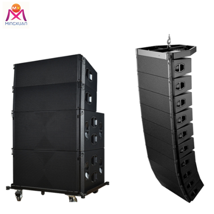 3 way 2x12'' passive line array speaker J8 &J-SUB