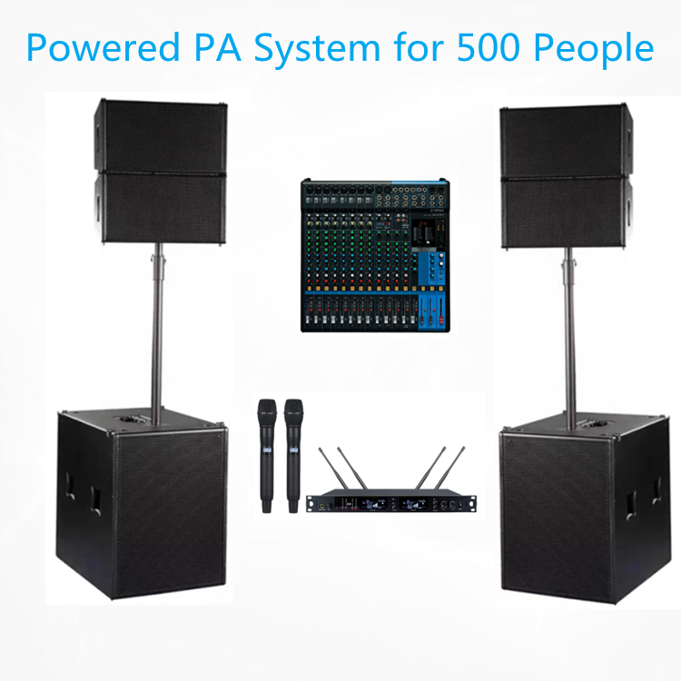 Powered system 10inch line array & 18inch sub (M-L2 + M-L2S)